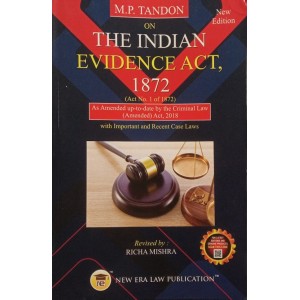New Era Law Publication's The Indian Evidence Act, 1872 by M. P. Tandon | Allahabad Law Agency